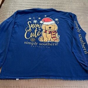 Simply Southern Christmas Puppy shirt